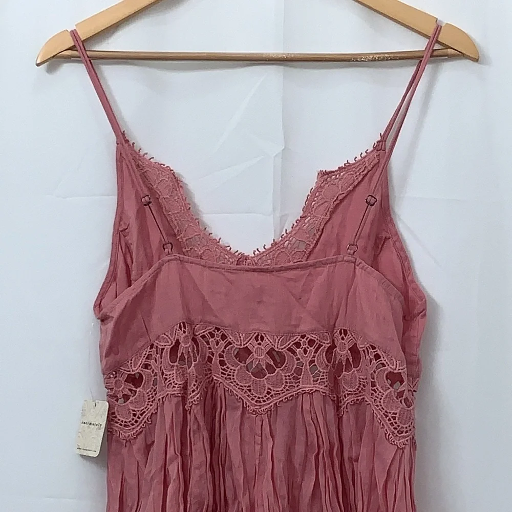 Free People‎ Intimately FP Rosaline Mini Dress Rosy Pink XS NWT F22M01306